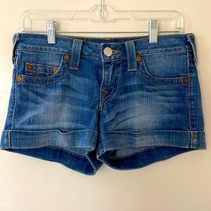 True Religion Allie Denim Shorts 27